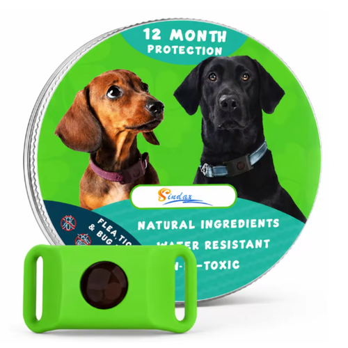 PetLix™ - Colgante antipulgas y antigarrapatas totalmente natural para perros, con hasta 12 meses de protección