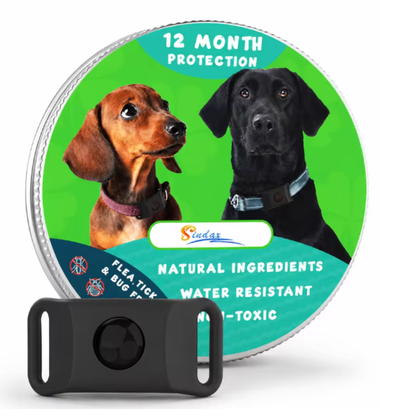 PetLix™ - Colgante antipulgas y antigarrapatas totalmente natural para perros, con hasta 12 meses de protección
